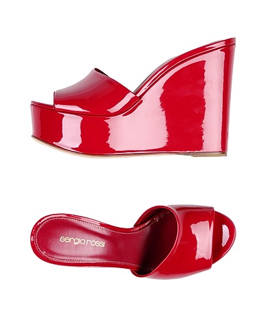 SERGIO ROSSI Sandals Garnet Calfskin