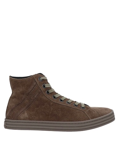 HOGAN REBEL Sneakers Militärgrün Leder