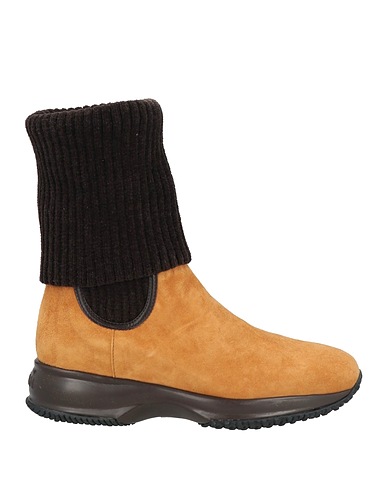 HOGAN Ankle boot Marigold Leather, Textile fibres