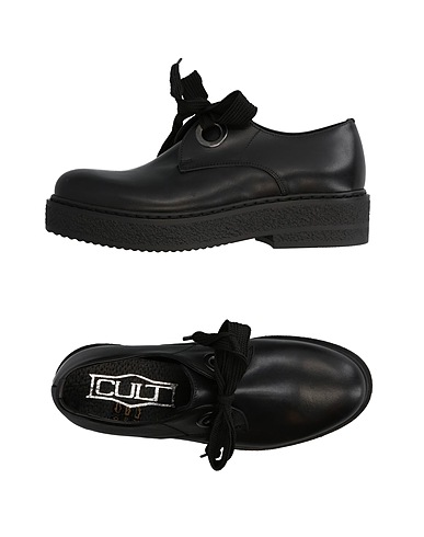 CULT Laced shoes Black Soft Leather