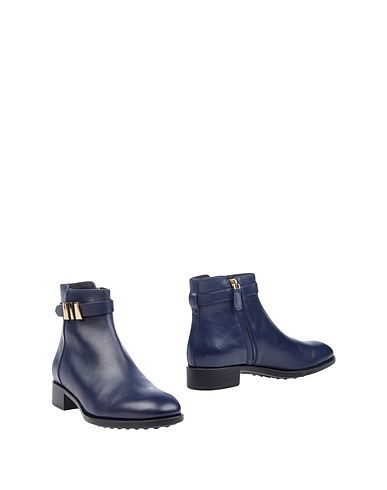TOD'S Ankle boot Midnight blue Leather