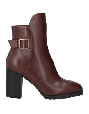 TOD'S ショートブーツ ボルドー レディース 18,300円