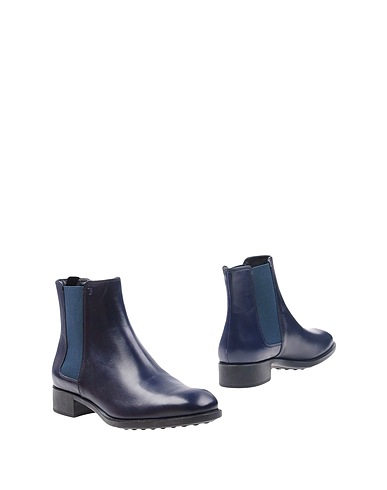 TOD'S Stivaletti Blu notte Pelle