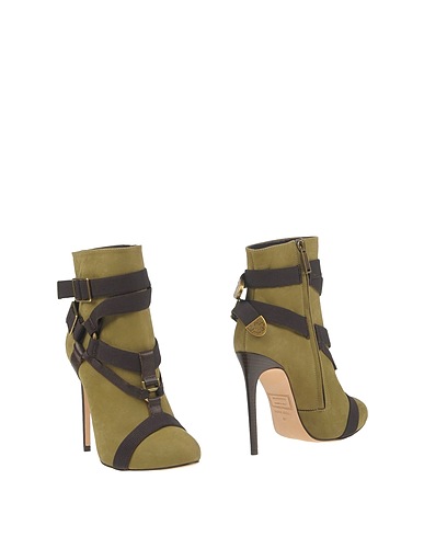 DSQUARED2 Ankle boot Military green Leather