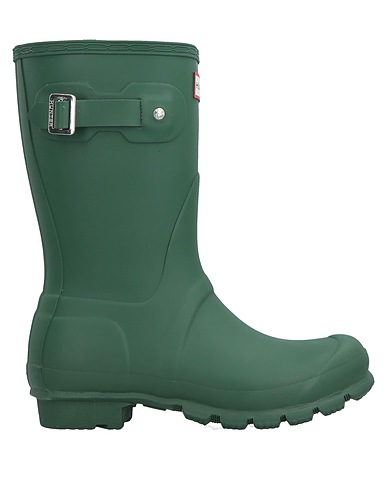 HUNTER Boots Green Rubber