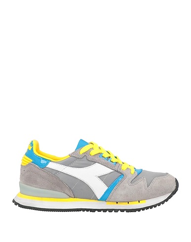 DIADORA HERITAGE Sneakers Grey Leather, Textile fibres