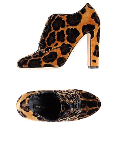 DOLCE&GABBANA Laced shoes Camel 90% Viscose, 10% Lambskin