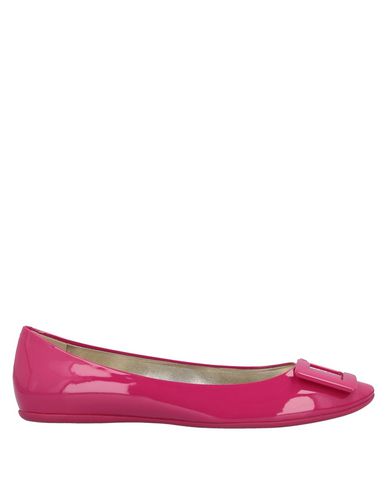 Roger Vivier Ballet Flats In Mauve