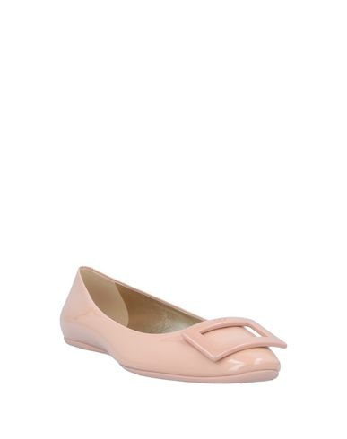 Roger Vivier Ballet Flats In Blush