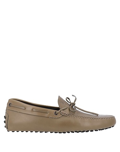TOD'S Loafers Khaki Leather