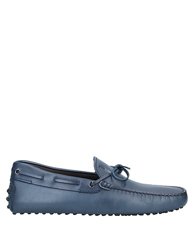 TOD'S Loafers Blue Leather
