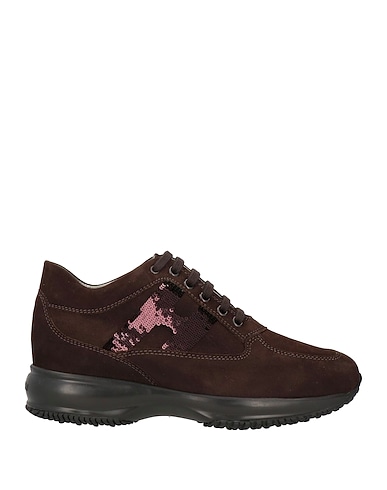 HOGAN Sneakers Dunkelbraun Leder