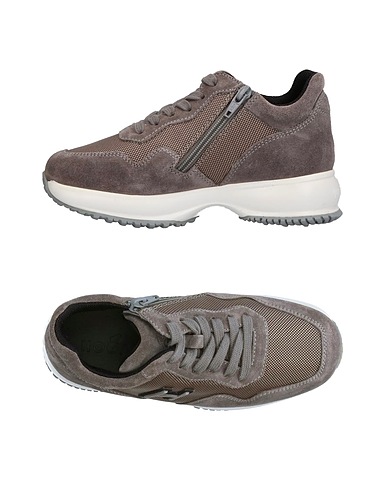 HOGAN Sneakers Blei Leder, Gewebefasern