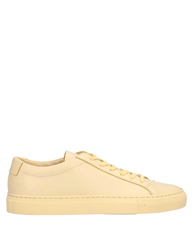 WOMAN by COMMON PROJECTS Sneakers Pastel yellow Leather