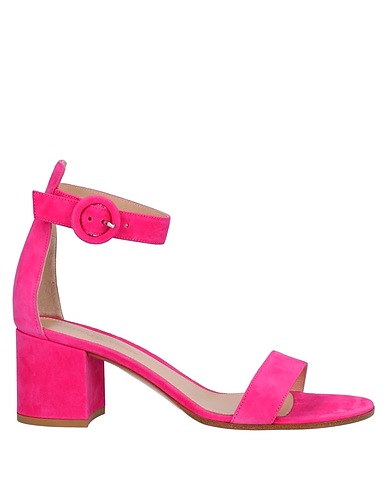 GIANVITO ROSSI Sandali Fucsia Pelle