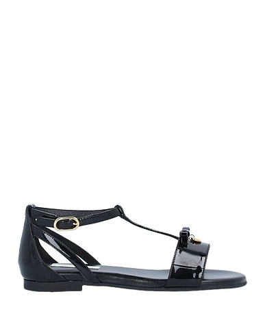 DOLCE&GABBANA Sandals Black 100% Calfskin