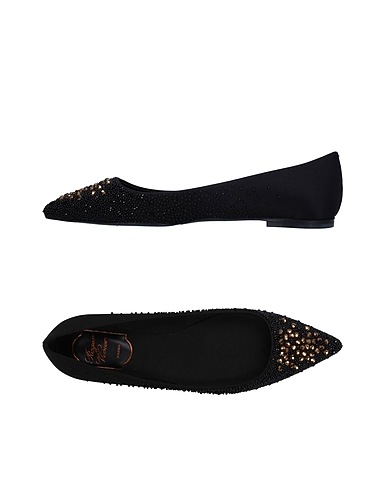 ROGER VIVIER Ballet flats Black Textile fibres