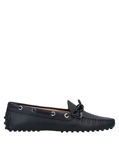 TOD'S Loafers Black Soft Leather
