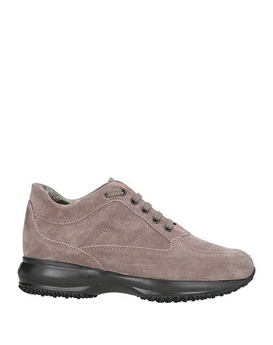 HOGAN Sneakers Light grey Soft Leather