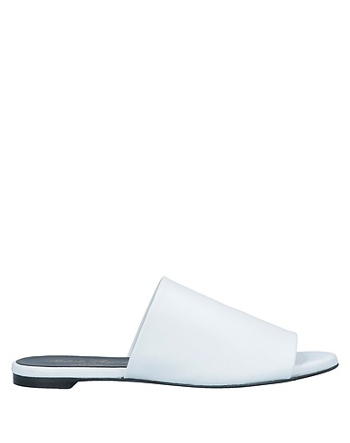 ROBERT CLERGERIE Sandals White Lambskin