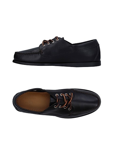 G.H. BASS & CO Laced shoes Black Soft Leather