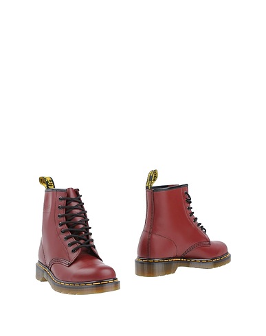 DR. MARTENS Ankle boot Burgundy Leather