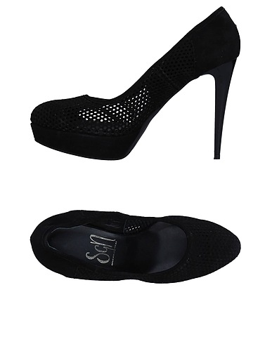 SGN GIANCARLO PAOLI Court Black Soft Leather