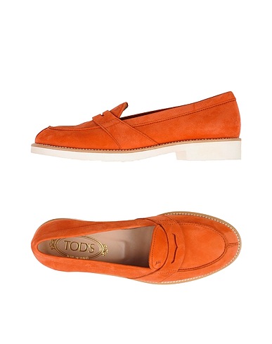 TOD'S Mokassins Koralle Leder