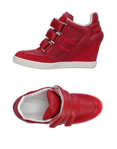 Katie Grand Loves Hogan Sneakers In Red