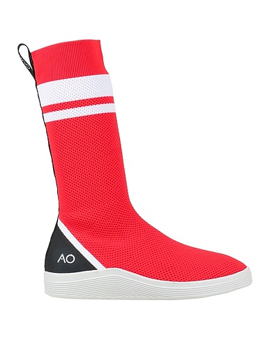 ADNO® Boots AO STRIPES 8.6
 Red Textile fibres