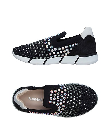 FLORENS Sneakers Schwarz Lycra®, Leder