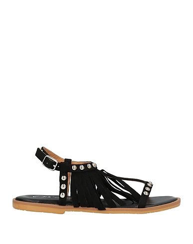 OCA-LOCA Sandals Black Soft Leather