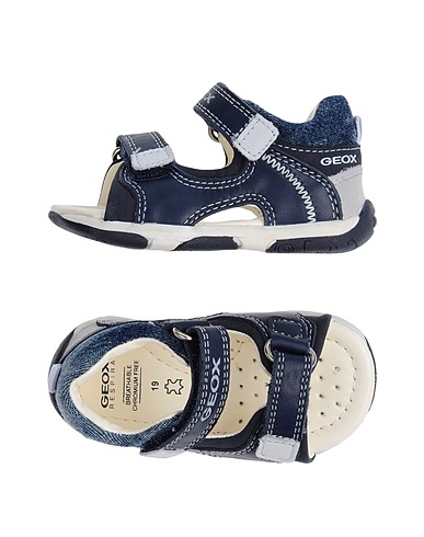 GEOX Sandals Midnight blue Soft Leather
