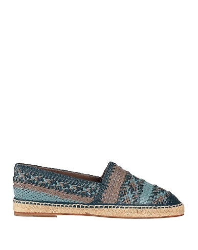 DOLCE&GABBANA Espadrillas Blu notte 100% Pelle di bufalo