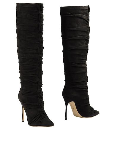 SERGIO ROSSI Boots Black Leather