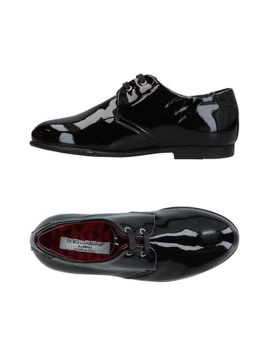 Dolce & Gabbana Kids' Lace-up Shoes In Black