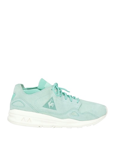 LE COQ SPORTIF Sneakers Light green Leather, Textile fibres