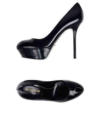 SERGIO ROSSI Pump Black Soft Leather