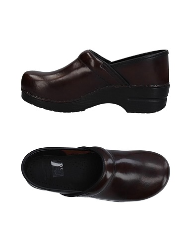 DANSKO Mules and clogs Dark brown Leather