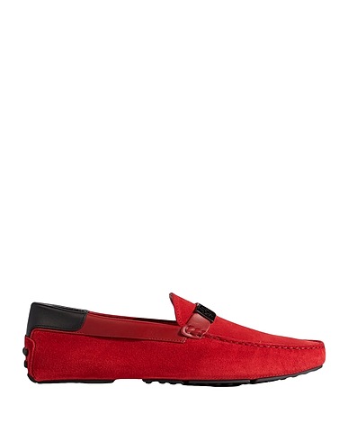 TOD'S for FERRARI Loafers Red Leather