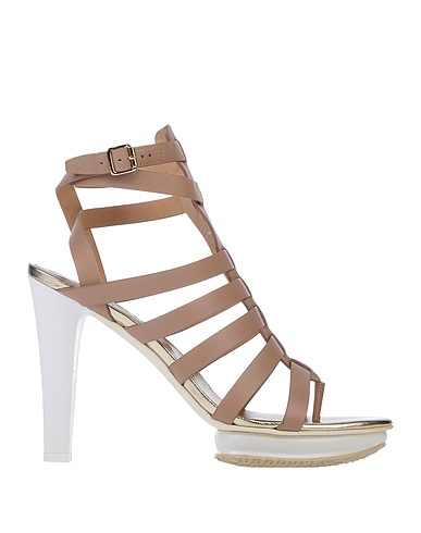 HOGAN Flip flops Beige Leather