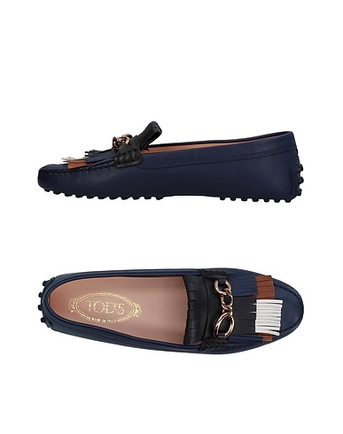 TOD'S Loafers Midnight blue Leather