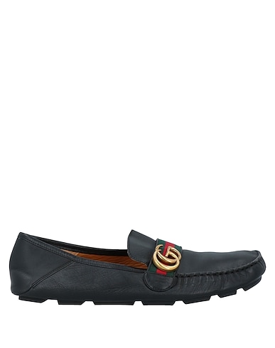 GUCCI Loafers Black Soft Leather
