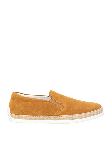 TOD'S Loafers Camel Leather, String