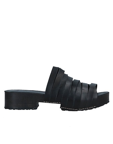 DUCA D'ASCALONA Sandals Black Soft Leather