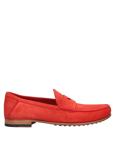 TOD'S Loafers Red Leather