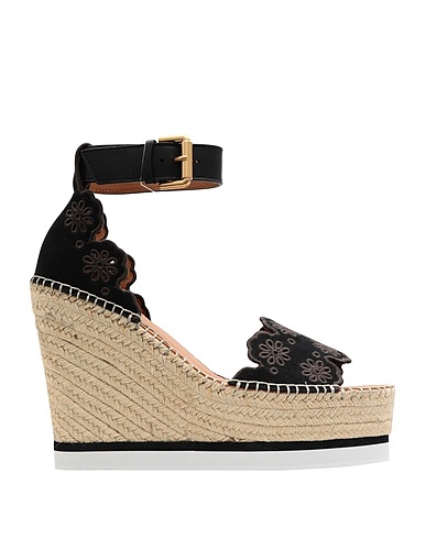 SEE BY CHLOÉ Espadrilles Black 100% Calfskin
