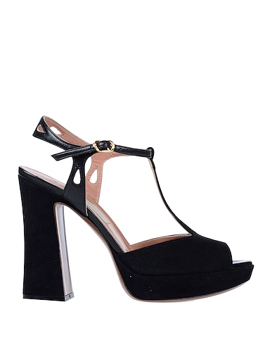 L' AUTRE CHOSE Sandals Black Leather