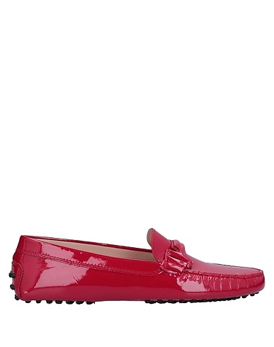 TOD'S Loafers Fuchsia Leather