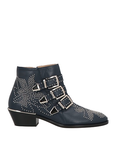 CHLOÉ Ankle boot Midnight blue Leather